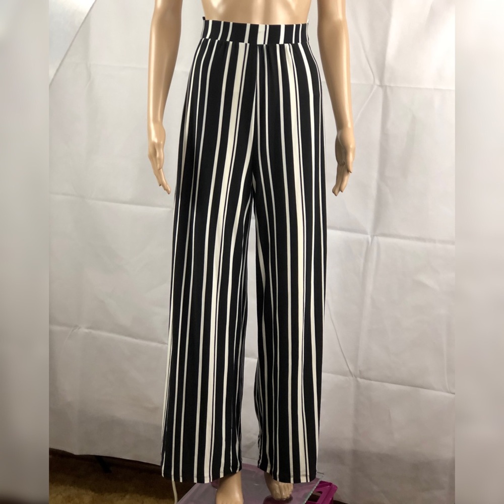 Black and White No Comment dress pants